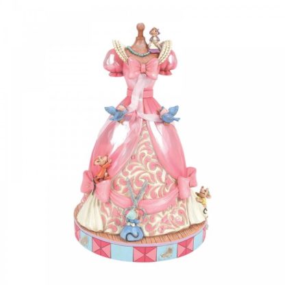 Vestido Cinderela Musical / Cinderella's Dress Musical Figurine: Disney Traditions