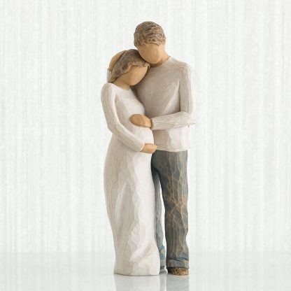 Figura Casal Gravidez "Home": Willow Tree