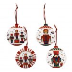 Conjunto 4 Bases Copos / Enfeites Quebra-Nozes