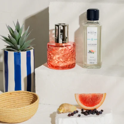 Coffret lampe Berger Estivale Corail maison berger paris lâmpada catalítica lámpara catalitica