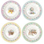 Conjunto 4 pratos Sobremesa Spring Bloom: Easylife