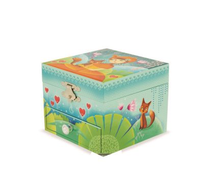 Caixa de música cubo Raposa