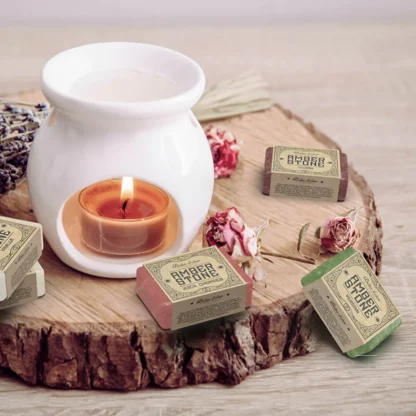 Amber Stone Cotton Flower / Flor de Algodão 25gr: Vegan e Natural