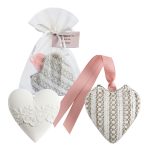 Caixa Metálica Coração com Coração gesso aroma Marquise: Mathilde M.