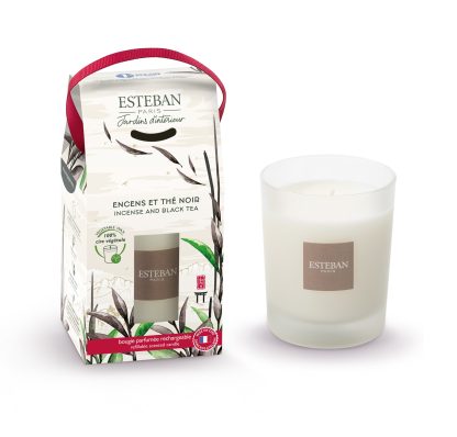 Vela 180gr em Caixa Oferta: Incenso e Chá Preto / Encens et Thé Noir