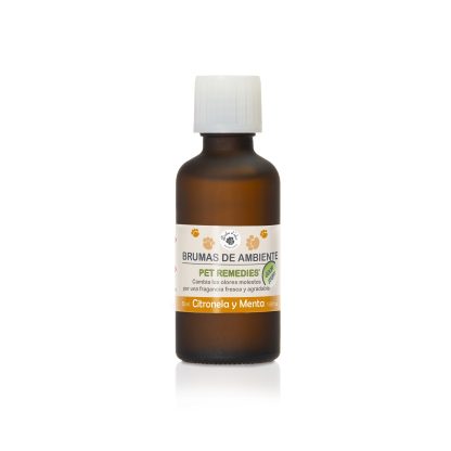 Óleo bruma 50ml Pet Remedies Citronela e Menta: para aromatizador