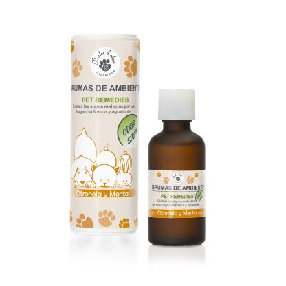 Óleo bruma 50ml Pet Remedies Citronela e Menta: para aromatizador
