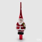 Topo "estrela" árvore de Natal: Pai Natal