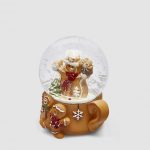 Globo de Neve 9cm Chávena de Doces: Boneco de Neve