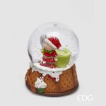 Globo de Neve 9cm Duende dos Doces: batedora
