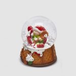 Globo de Neve 9cm Duende dos Doces: colher