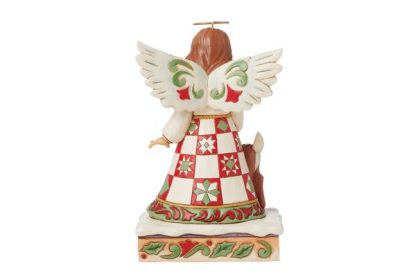 Anjo de Natal com Veado 16cm: Heartwood Creek