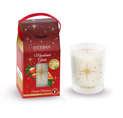Vela 180gr em Caixa Oferta: Mandarine Givrée / Mandarina Cristalizada