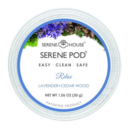 Disco pod 30gr Relax (óleos essenciais de lavanda e cedro): Serene House