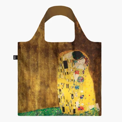 Saco reutilizável LOQI: "The Kiss", de Gustav Klimt