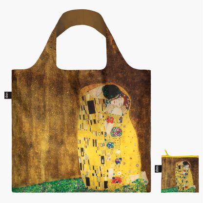 Saco reutilizável LOQI: "The Kiss", de Gustav Klimt