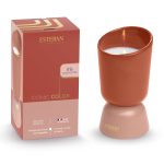 Vela perfumada Iconic Color 220gr Rosa e Vermelha: aroma Iris Cachemire