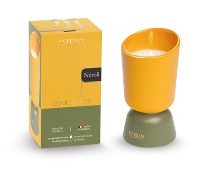 Vela perfumada Iconic Color Verde 220gr: aroma Neroli