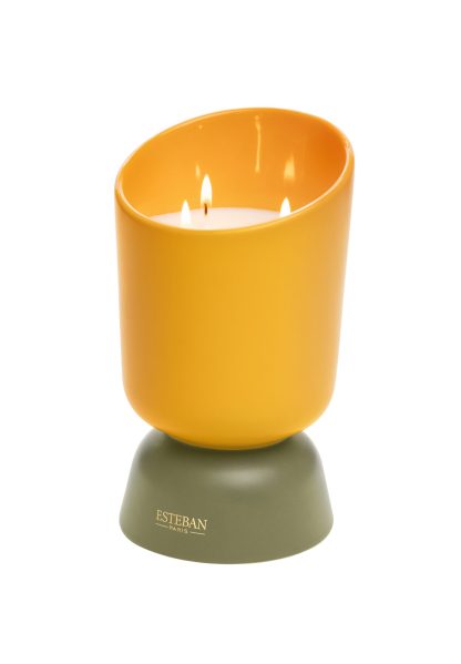 Vela perfumada Iconic Color Verde 700gr: aroma Neroli