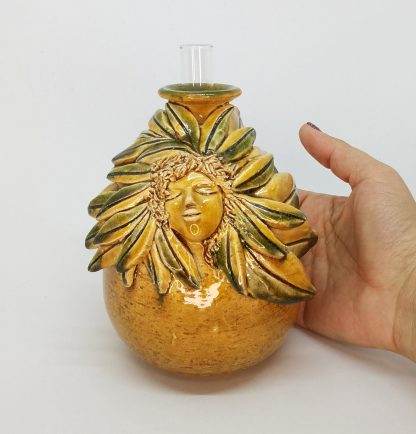 Jarrinha com proveta: Rosto Rainha do Sol