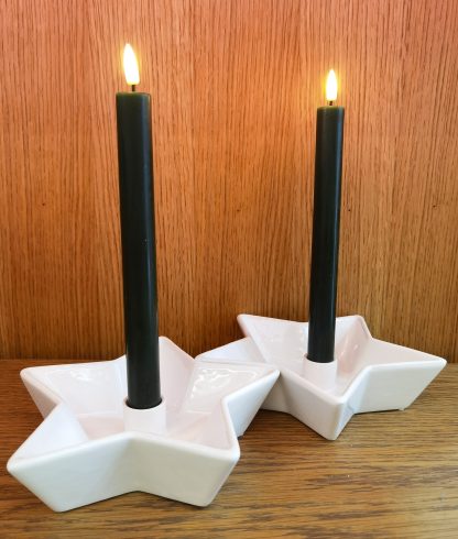 Pack 2 Velas Led Verde Escuro: 24cm X 2.2cm