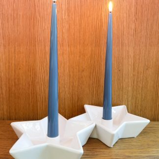 Pack 2 Velas Led Shiny Verde Jade: 28cm X 2.2 cm