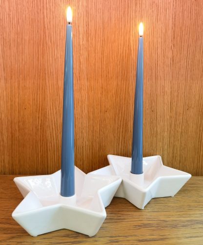 Pack 2 Velas Led Shiny Verde Jade: 28cm X 2.2 cm