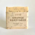 Sabonete artesanal esfoliante Orange Poppyseed (made in Portugal)