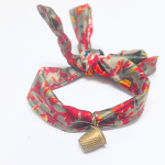 Pulseira Jaipur com Dedal: Cinzenta