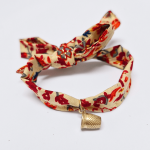 Pulseira Jaipur com Dedal: Creme e Vermelha