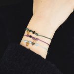 Pulseira Fio Mágico Dedal com Pendente: Preto com Estrela