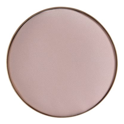 Bandeja redonda Rosa com rebordo dourado para gesso: Mathilde M.