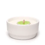 maceta mediana blanca citronela mint 635gr cereria molla