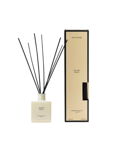 Difusor Mikado 250ml Cereria Mollá: Velvet Wood