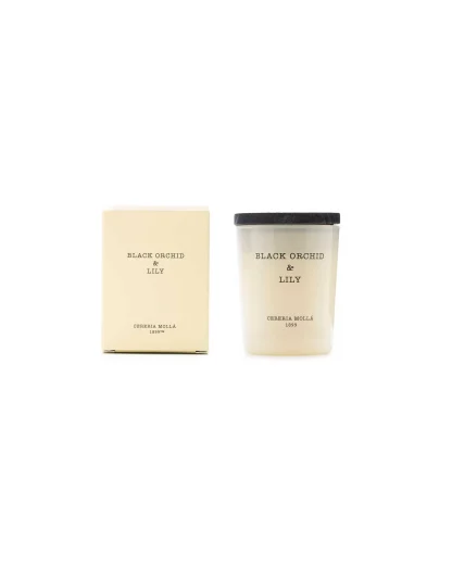 Vela Mini 70gr Cereria Mollá: Black Orchid & Lily (Orquídea e Lírio)