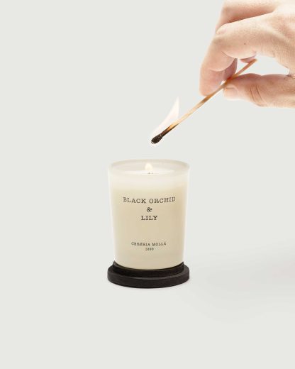 Vela Mini 70gr Cereria Mollá: Black Orchid & Lily (Orquídea e Lírio)