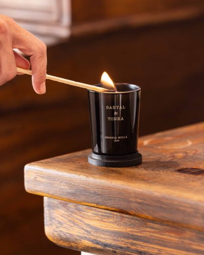 Vela Mini 70gr Cereria Mollá: Santal & Tonka