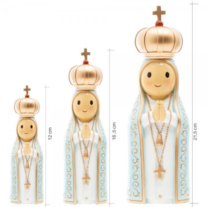 Nossa Senhora de Fátima pequena Azul
