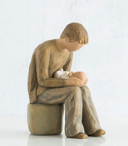 Figura Novo Pai (com bebé) - Willow Tree