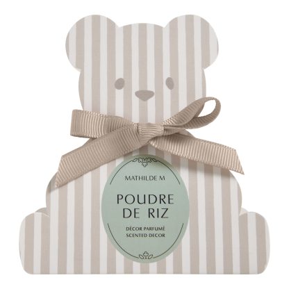 Caixinha Urso com dois gessos para Bebé: Poudre de Riz