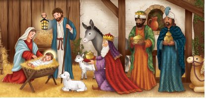 Lata Musical Presépio "Holy Family"