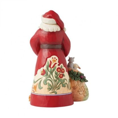Pai Natal 23cm com Gatos e Cães: Heartwood Creek