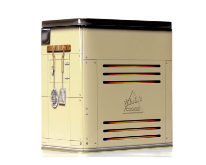 Lata Fogão Retro Bege