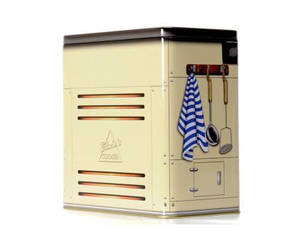 Lata Fogão Retro Bege