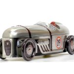 Lata Carro Corrida Cinzento "Racing Car"