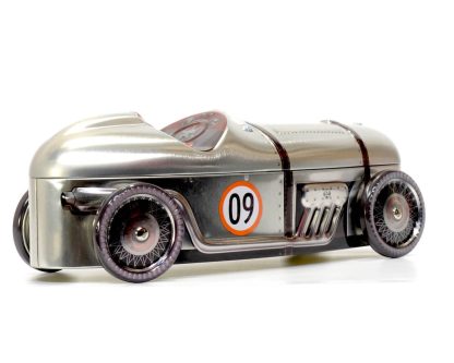 Lata Carro Corrida Cinzento "Racing Car"
