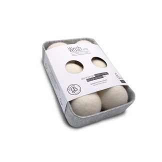 Bolas para Máquinas Lavar e Secar Pura Lã WASH UP: Pack de 6