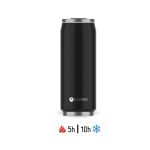 Lata Isotérmica 500ml com palhinha Les Artistes: Black