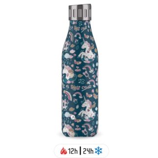 Garrafa Térmica 500ml Les Artistes: Unicórnios tampa sport
