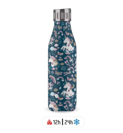 Garrafa Térmica 500ml Les Artistes: Unicórnios tampa sport